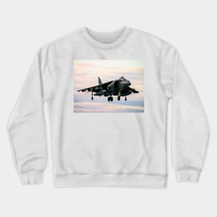 RAF Harrier landing Crewneck Sweatshirt